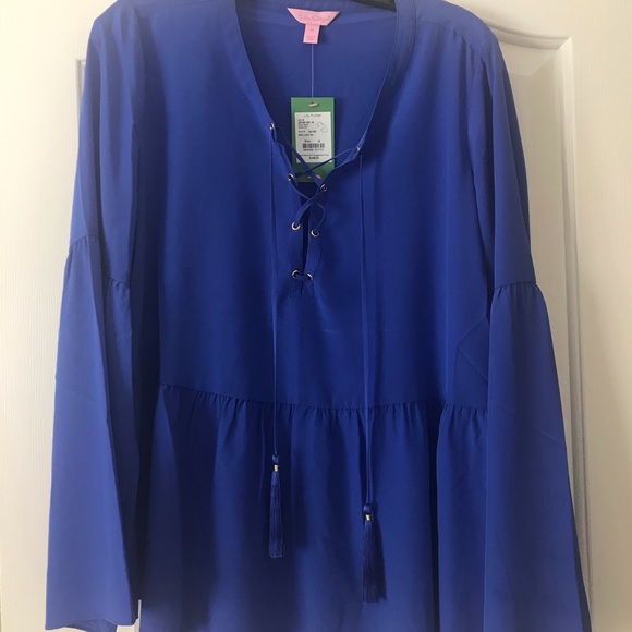 New Lilly Pulitzer silk top - Picture 1 of 2